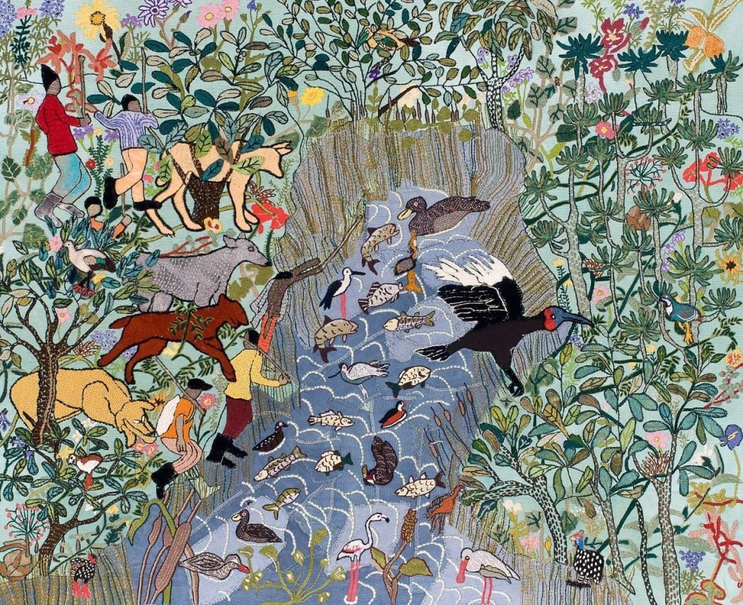 The use of textile in African art