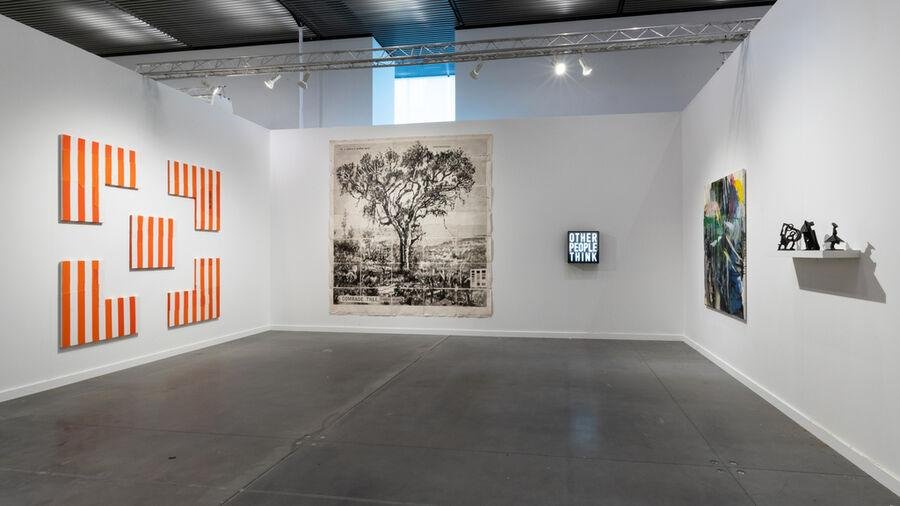 Insight of Goodman Gallery booth