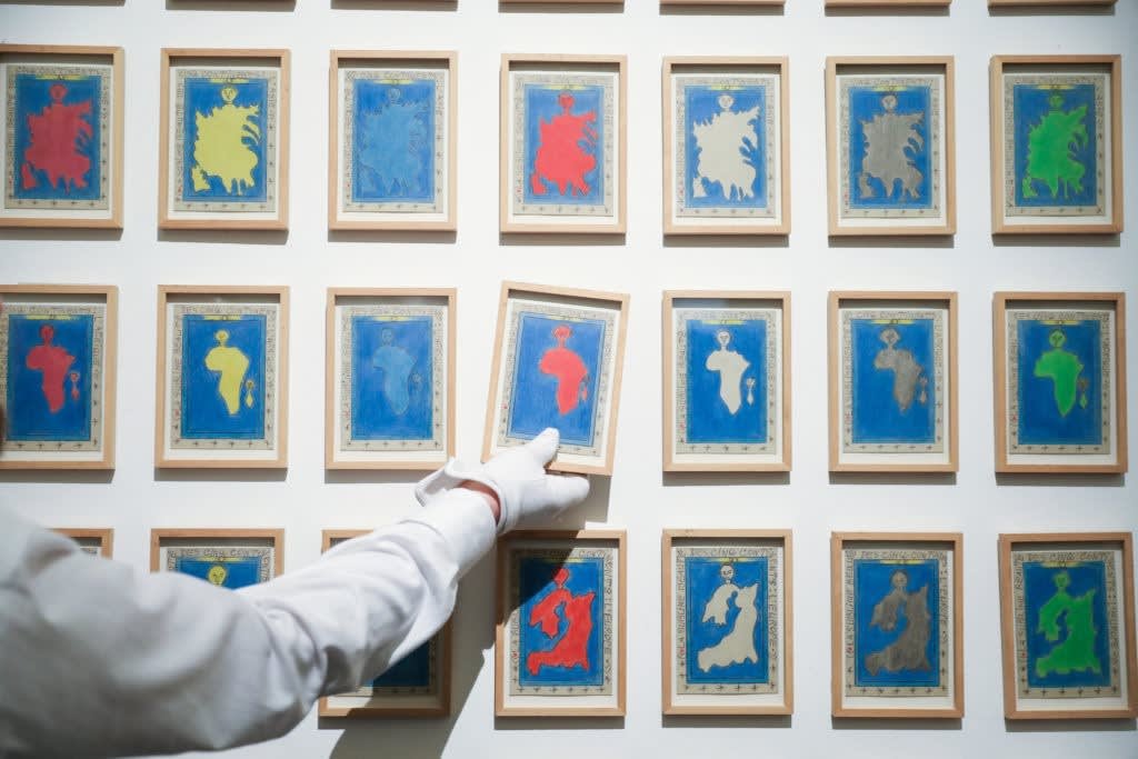 Frédéric Bruly Bouabré's La sublime beauté des cinq continents