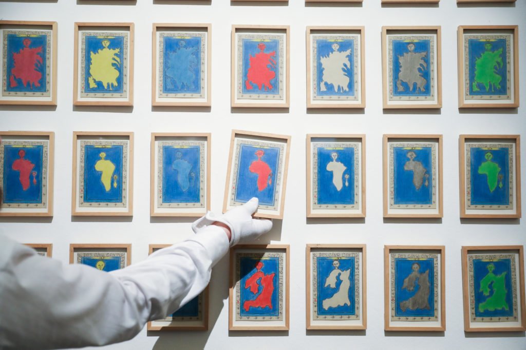 La sublime beauté des cinq continents by Frédéric Bruly Bouabrés